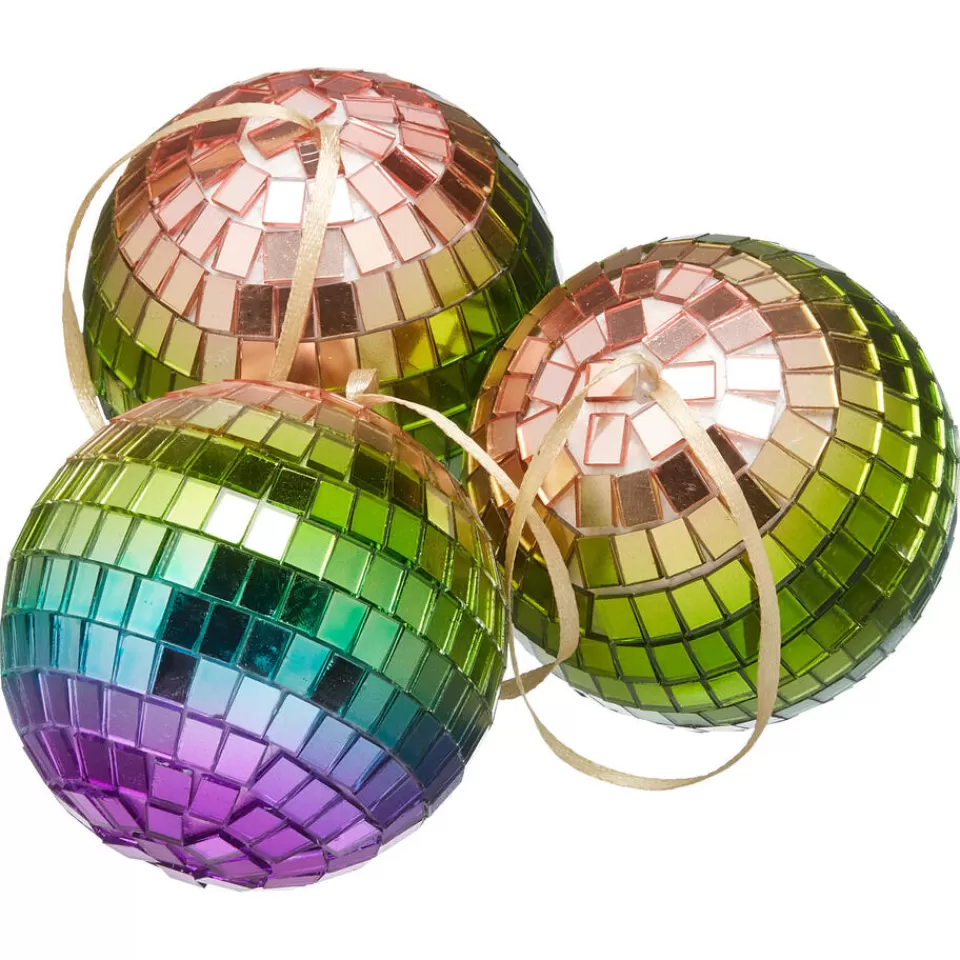 Kwantum Hanger Discobal - 3 Stuks | Kerstdecoratie | Kerstballen & Kerstornamenten