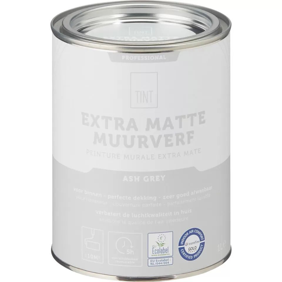 Kwantum Muurverf Professional Ash Grey 1 L | Muurverf