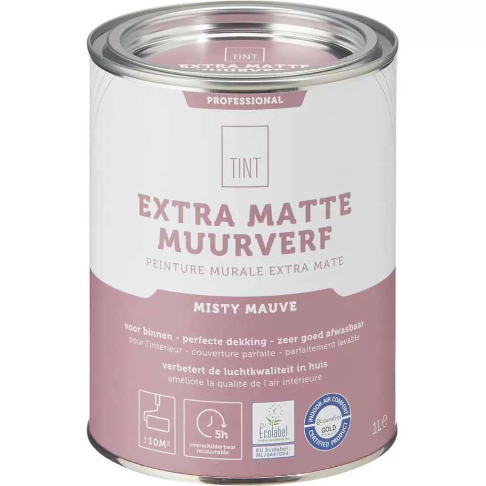 Kwantum Muurverf Professional Misty Mauve 1 L | Muurverf