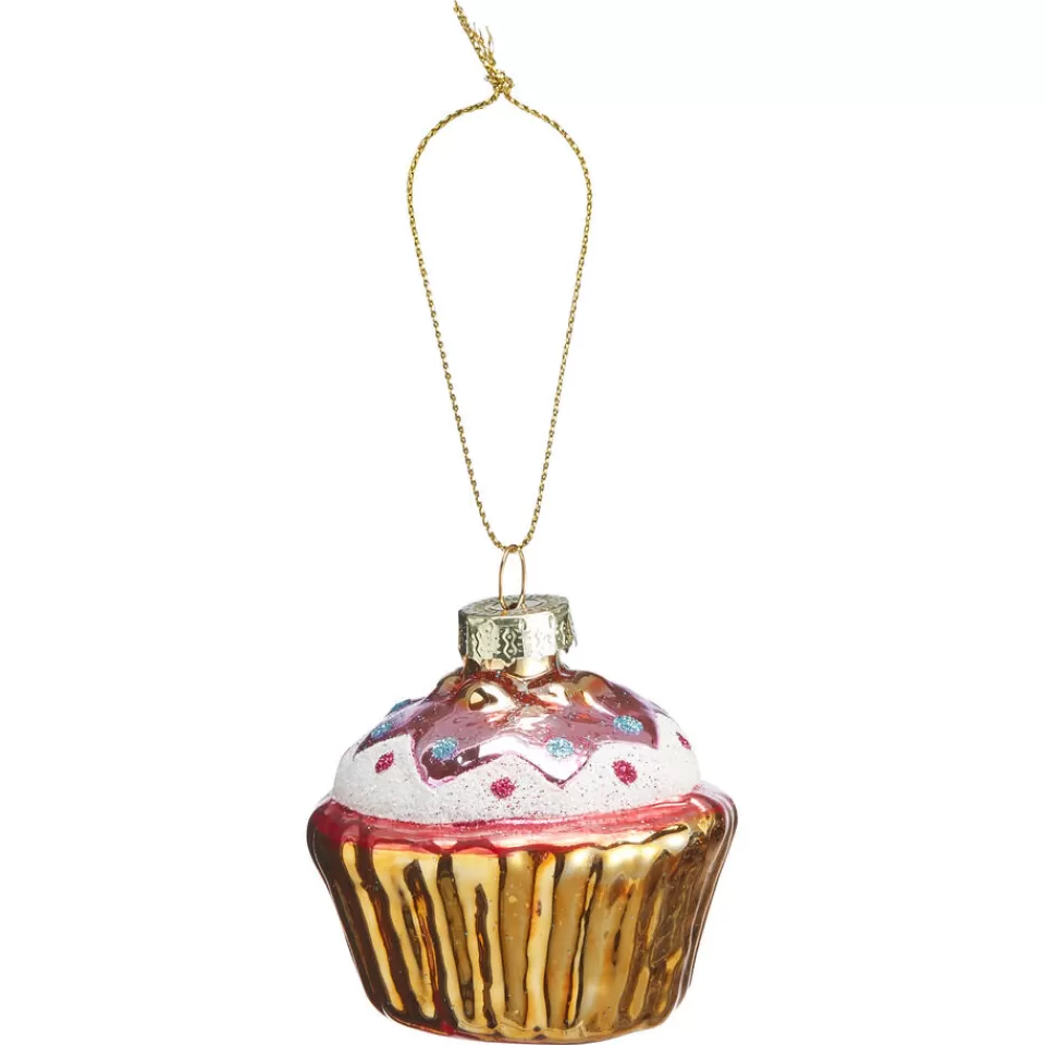 Kwantum Ornament Cupcake Roze | Kerstballen & Kerstornamenten