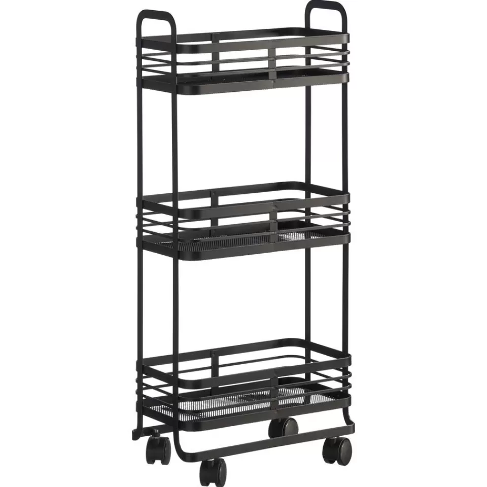 Kwantum Trolley Yves Zwart | Trolleys & Keukenrekken