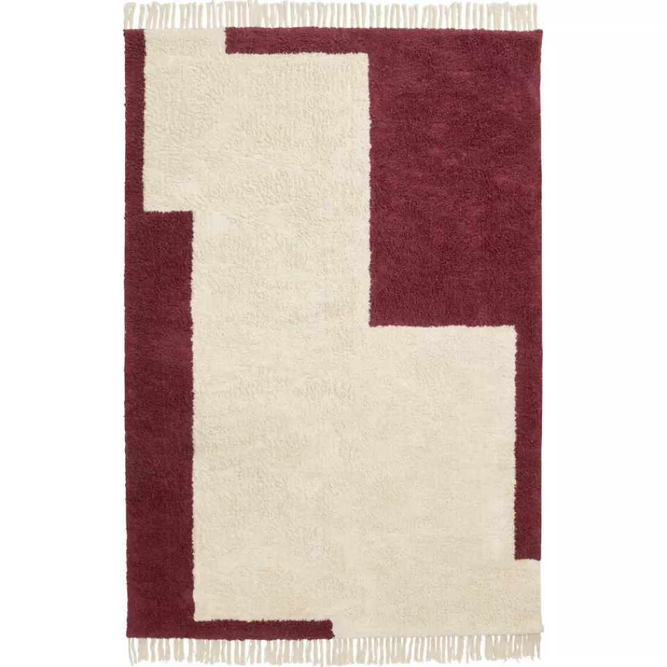 Kwantum Vloerkleed Ruby Bordeaux - 160x230 Cm | Vloerkleden | Vloerkleden Woonkamer