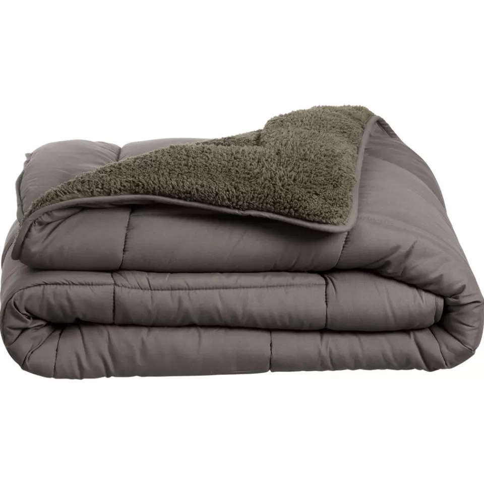 Kwantum Winterdekbed Teddy Antraciet 200x140 Cm | Dekbedden | Beddengoed